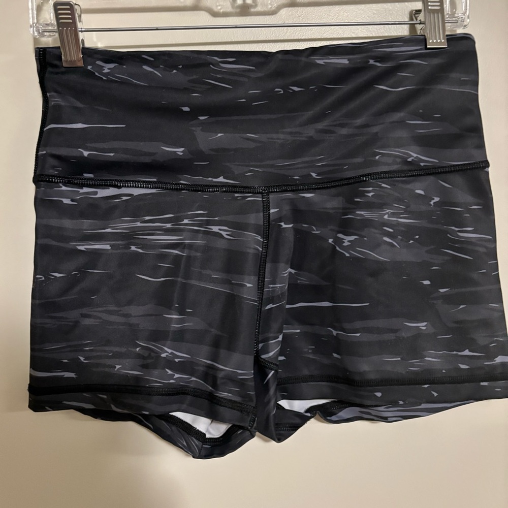 Combat Iron Apparel black tiger stripe shorts